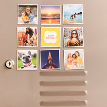 Load image into Gallery viewer, Square photo fridge magnets